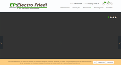 Desktop Screenshot of elektro-friedl.de